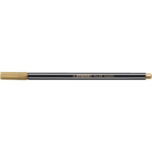 Rostirón, 1,4 mm, STABILO "Pen 68 metallic", arany