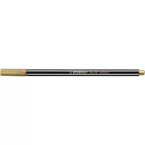 Rostirón, 1,4 mm, STABILO "Pen 68 metallic", arany