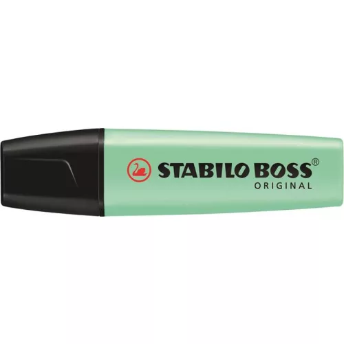 Szövegkiemelő, 2-5 mm, STABILO "BOSS original Pastel", menta