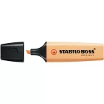 Szövegkiemelő, 2-5 mm, STABILO "BOSS original Pastel", fakó narancs