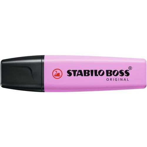 Szövegkiemelő, 2-5 mm, STABILO "BOSS original Pastel", deres málna