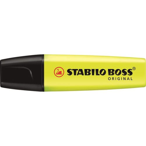 Szövegkiemelő, 2-5 mm, STABILO "BOSS original", sárga