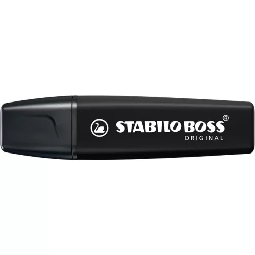 Szövegkiemelő, marker, 2-5 mm, STABILO "BOSS original NatureCOLORS", fekete