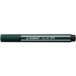 Rostirón, 1-5 mm, vágott hegy, STABILO "Pen 68 MAX", földzöld