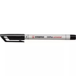   Alkoholmentes marker, OHP, 0,7 mm, STABILO "OHPen F", fekete