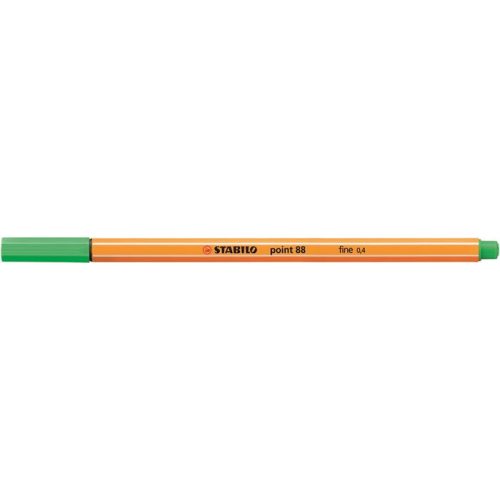 Tűfilc, 0,4 mm, STABILO "Point 88", világos smaragd