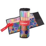 Tűfilc készlet, 0,4 mm, STABILO "Point 88 ARTY", 25 különböző szín