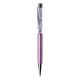 Golyóstoll, világoslila, felül világoslila SWAROVSKI® kristállyal töltve, 14 cm, ART CRYSTELLA®