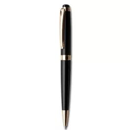   Golyóstoll, fekete "Royal", fehér SWAROVSKI® kristállyal, 14cm, ART CRYSTELLA®