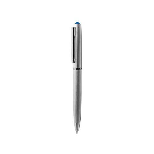 Golyóstoll, ezüst, "Oslo", zafírkék SWAROVSKI® kristállyal, 13 cm, ART CRYSTELLA®