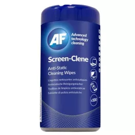   Tisztítókendő, képernyőhöz, antisztatikus, 100 db, AF "Screen-Clene"