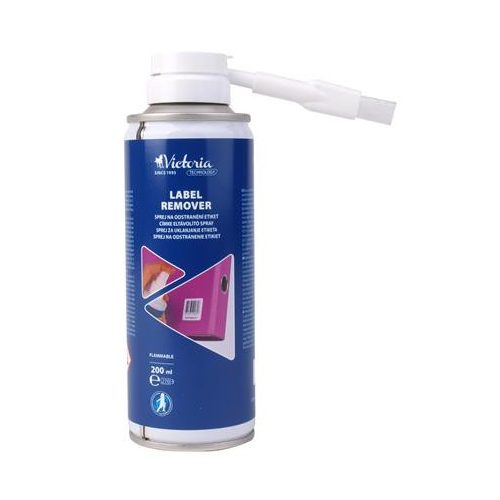 Etikett és címke eltávolító spray, 200 ml, VICTORIA TECHNOLOGY