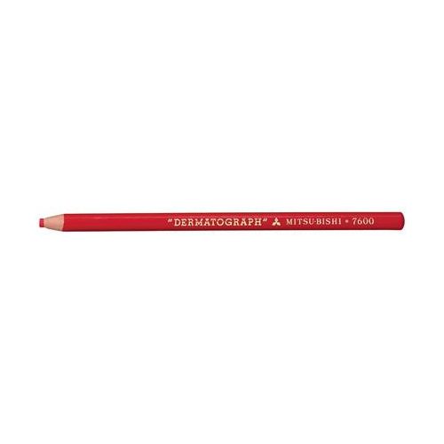 Jelölőceruza, UNI, "Dermatograph", piros