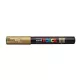 Dekormarker, 0,7-1,0 mm, UNI "Posca PC-1M", arany