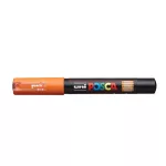 Dekormarker, 0,7-1,0 mm, UNI "Posca PC-1M", narancs