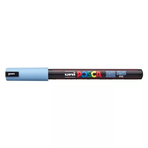 Dekormarker, 0,7 mm, UNI "Posca PC-1MR", jégkék