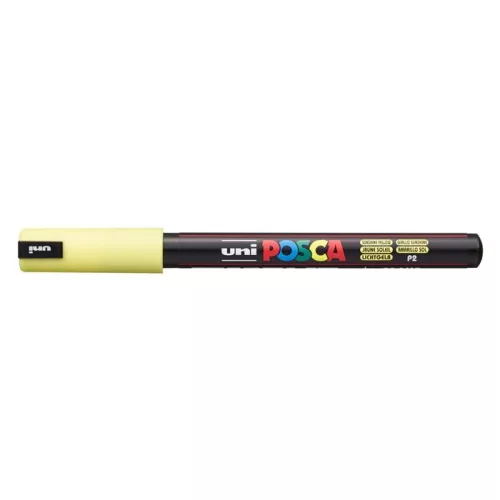 Dekormarker, 0,7 mm, UNI "Posca PC-1MR", napsárga