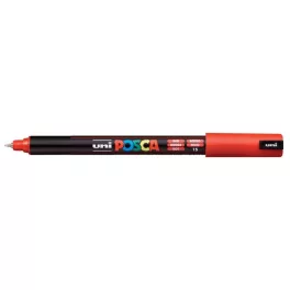 Dekormarker, 0,7 mm, UNI "Posca PC-1MR", piros