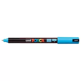   Dekormarker, 0,7 mm, UNI "Posca PC-1MR", világoskék