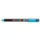 Dekormarker, 0,7 mm, UNI "Posca PC-1MR", világoskék