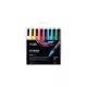 Dekormarker készlet, 0,9-1,3 mm, UNI "Posca PC-3M", 8 különböző szín