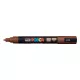 Dekormarker, 0,9-1,3 mm, UNI "Posca PC-3M", barna