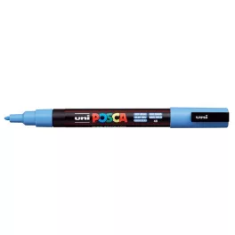   Dekormarker, 0,9-1,3 mm, UNI "Posca PC-3M", égszínkék