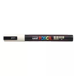   Dekormarker, 0,9-1,3 mm, UNI "Posca PC-3M", elefántcsont