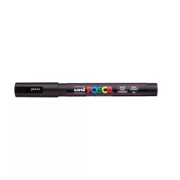 Dekormarker, 0,9-1,3 mm, UNI "Posca PC-3M", fekete