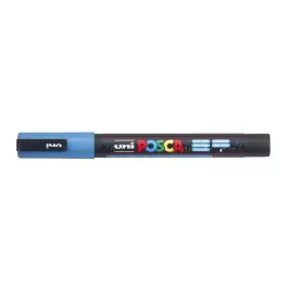   Dekormarker, 0,9-1,3 mm, UNI"Posca PC-3ML", fényes világoskék