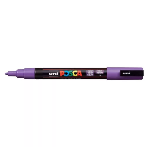 Dekormarker, 0,9-1,3 mm, UNI "Posca PC-3M", lila