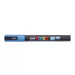 Dekormarker, 0,9-1,3 mm, UNI "Posca PC-3ML", fényes kék