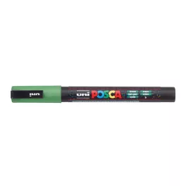   Dekormarker, 0,9-1,3 mm, UNI "Posca PC-3ML", fényes zöld
