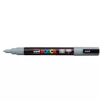 Dekormarker, 0,9-1,3 mm, UNI "Posca PC-3M", palaszürke