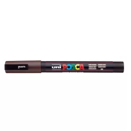   Dekormarker, 0,9-1,3 mm, UNI "Posca PC-3M", sötétbarna