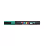 Dekormarker, 0,9-1,3 mm, UNI "Posca PC-3M", smaragdzöld