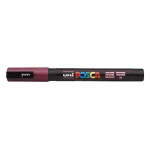 Dekormarker, 0,9-1,3 mm, UNI "Posca PC-3M", vörösbor