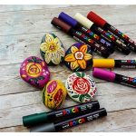 Dekormarker készlet, 1,8-2,5 mm, UNI "Posca PC-5M", 16 különböző szín