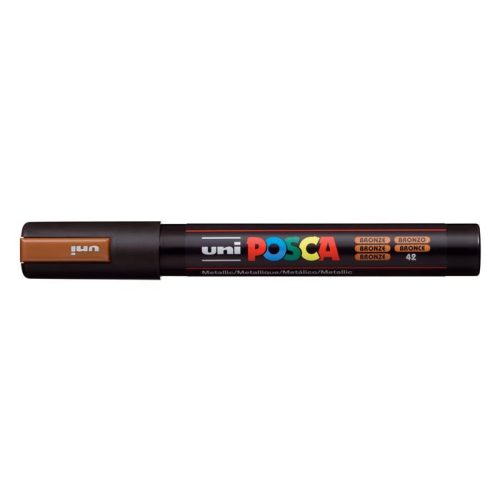 Dekormarker, 1,8-2,5 mm, UNI "Posca PC-5M", bronz