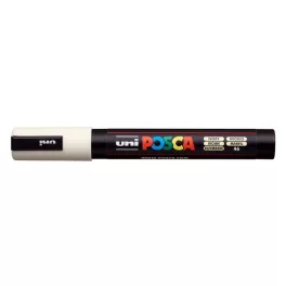  Dekormarker, 1,8-2,5 mm, UNI "Posca PC-5M", elefántcsont