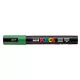 Dekormarker, 1,8-2,5 mm, UNI "Posca PC-5M", erdőzöld