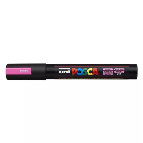 Dekormarker, 1,8-2,5 mm, UNI "Posca PC-5M", fluor rózsaszín