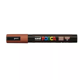   Dekormarker, 1,8-2,5 mm, UNI "Posca PC-5M", gesztenyebarna