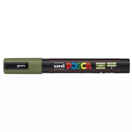 Dekormarker, 1,8-2,5 mm, UNI "Posca PC-5M", khaki