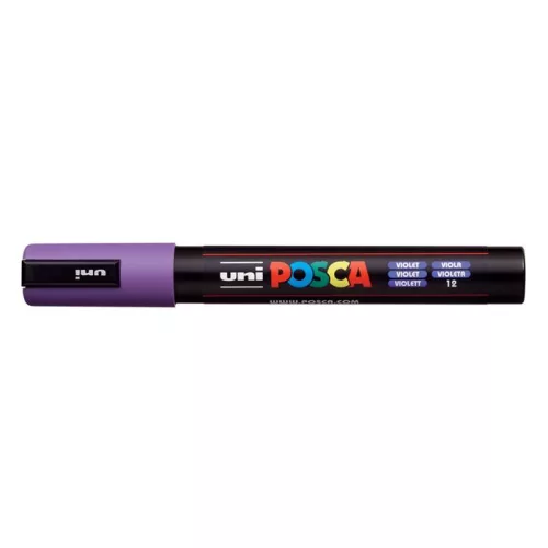 Dekormarker, 1,8-2,5 mm, UNI "Posca PC-5M", lila