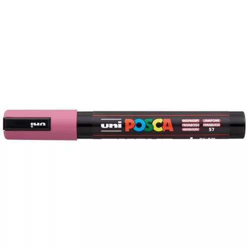 Dekormarker, 1,8-2,5 mm, UNI "Posca PC-5M", málna