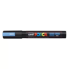   Dekormarker, 1,8-2,5 mm, UNI "Posca PC-5M", metálkék