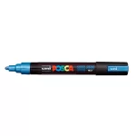 Dekormarker, 1,8-2,5 mm, UNI "Posca PC-5M", metálkék
