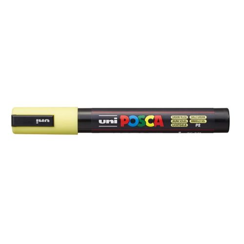 Dekormarker, 1,8-2,5 mm, UNI "Posca PC-5M", napsárga