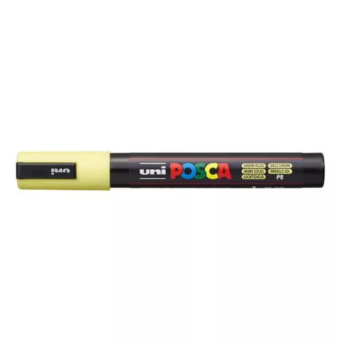 Dekormarker, 1,8-2,5 mm, UNI "Posca PC-5M", napsárga